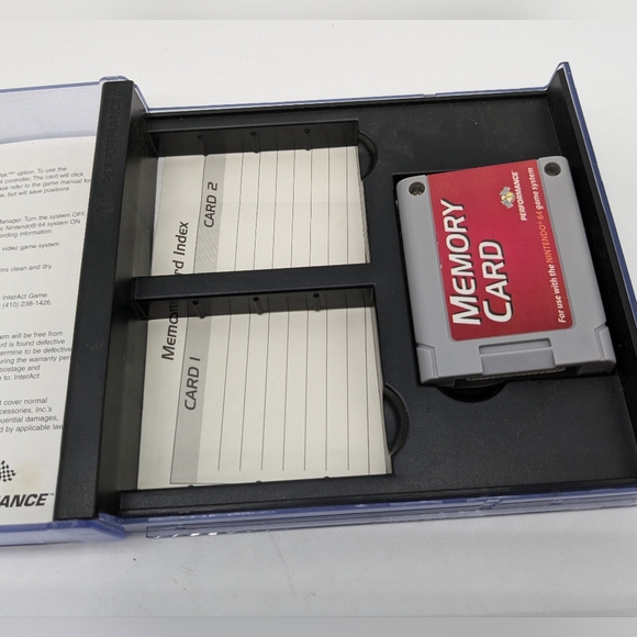 Lot Of 3 Nintendo 64 Memory Card Controller Pack by Performance N64 - Picture 5 of 14